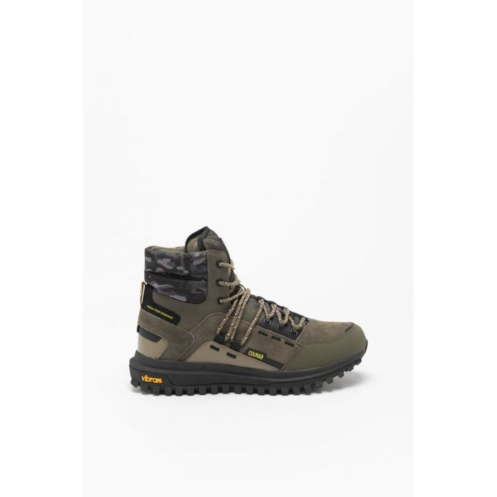 Colmar Green Leather Ankle Men's Boots